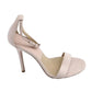 Michael Kors Ankle Strap Sandals in Nude Suede