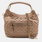 Marc Jacobs Beige Quilted Leather Stam Hobo