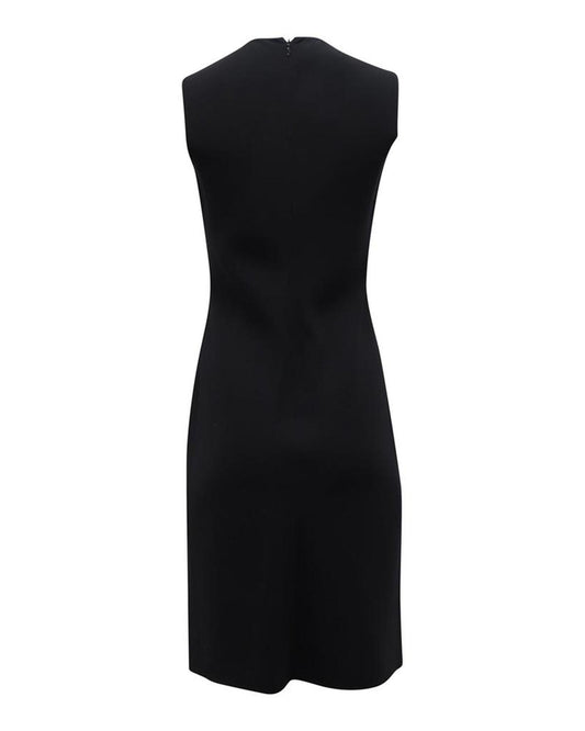 Michael Kors Midi Dress in Black Virgin Wool