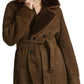 Shearling Krofton Coat Curly In Loden