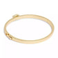 Women's Faux Stone Signature C Pave Turnlock Bangle Bracelet