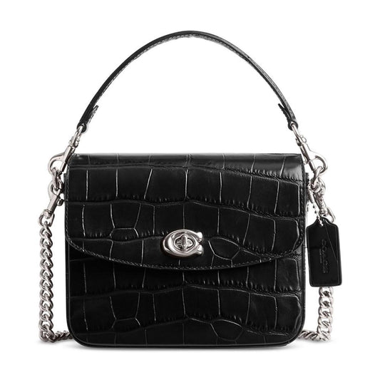 Embossed Croc Leather Cassie Crossbody 19