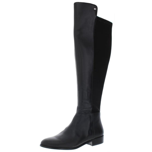 Bromley Womens Leather Knee-High Riding Boots