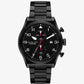 Oversized Panorama Black-Tone Watch