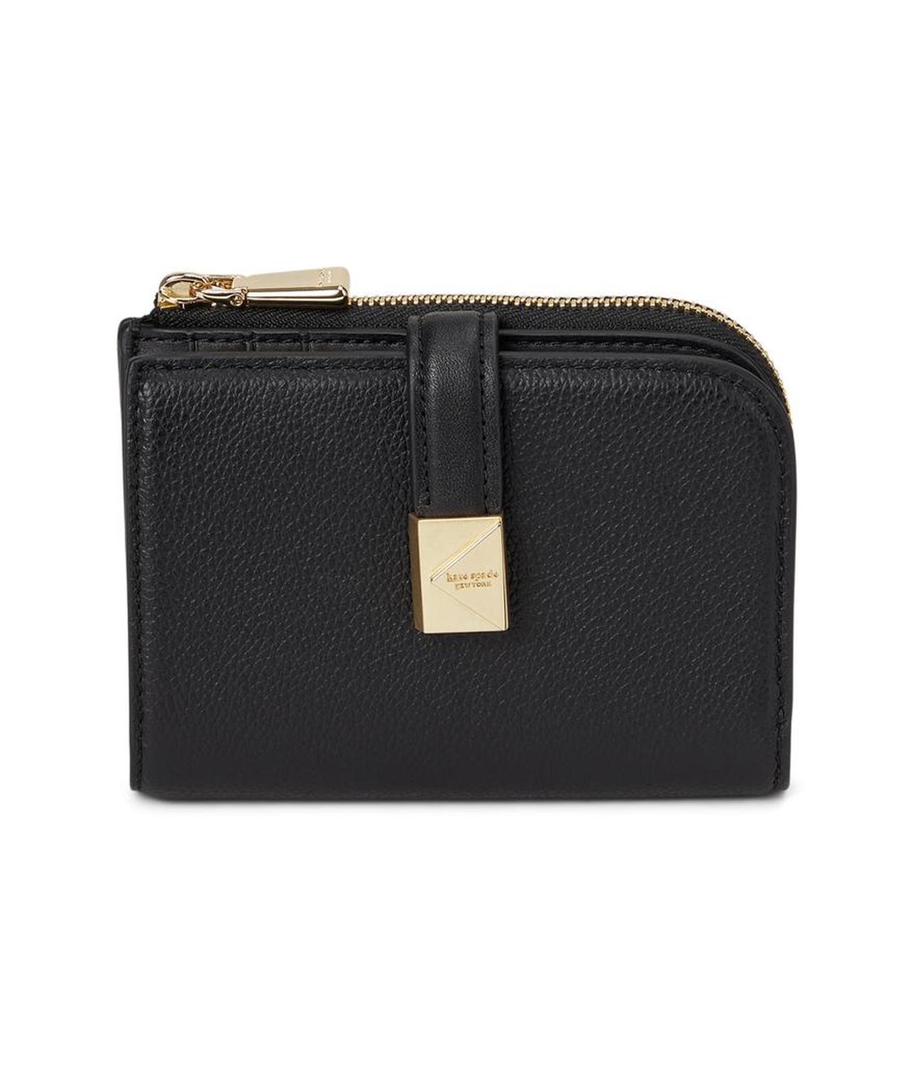 Tribeca Pebbled Leather Small Compact Wallet