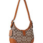 Hamptons Hobo Bag In Crystal Signature Jacquard