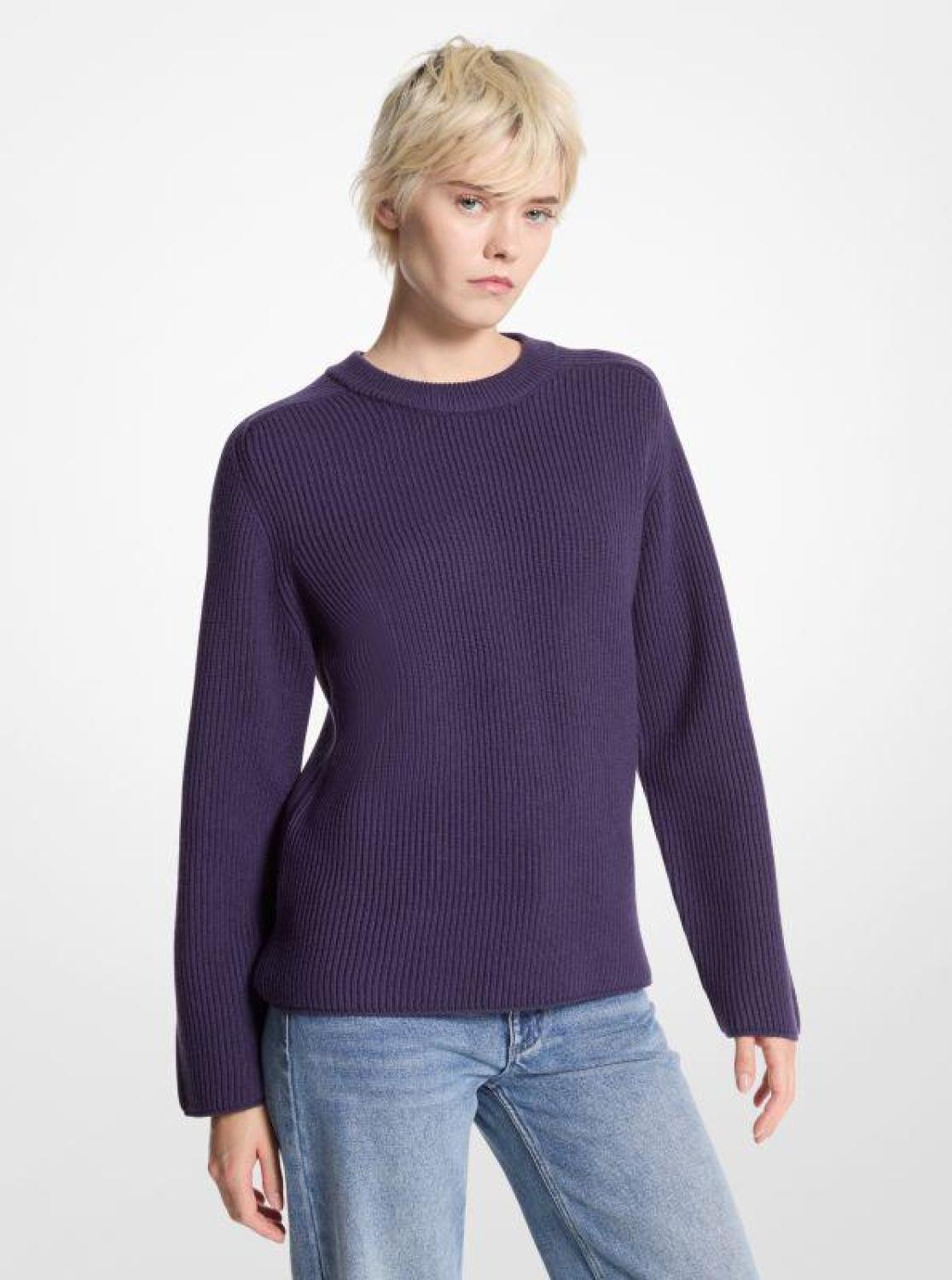 Ribbed Merino Wool Sweater