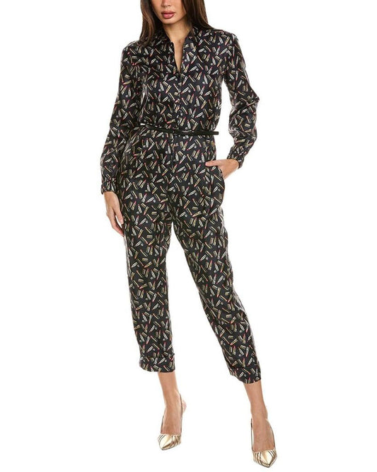 Max Mara Mara Silk Jumpsuit