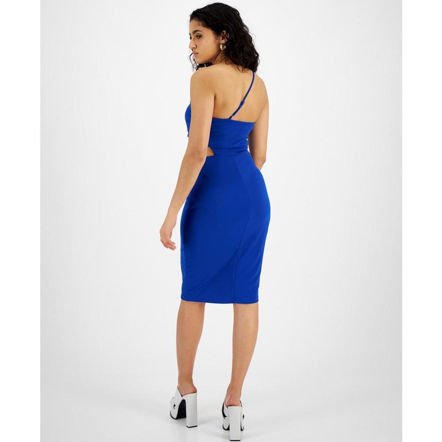 Women's Leanne One-Shoulder Ruched Cutout Dress