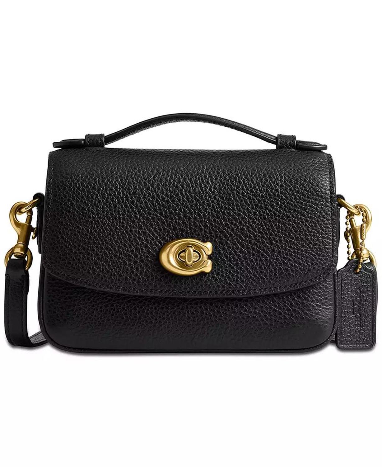 Refined Pebble Leather Cassie Mini Crossbody 17