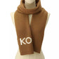 KORS Fisherman's Rib Beanie and Scarf Set