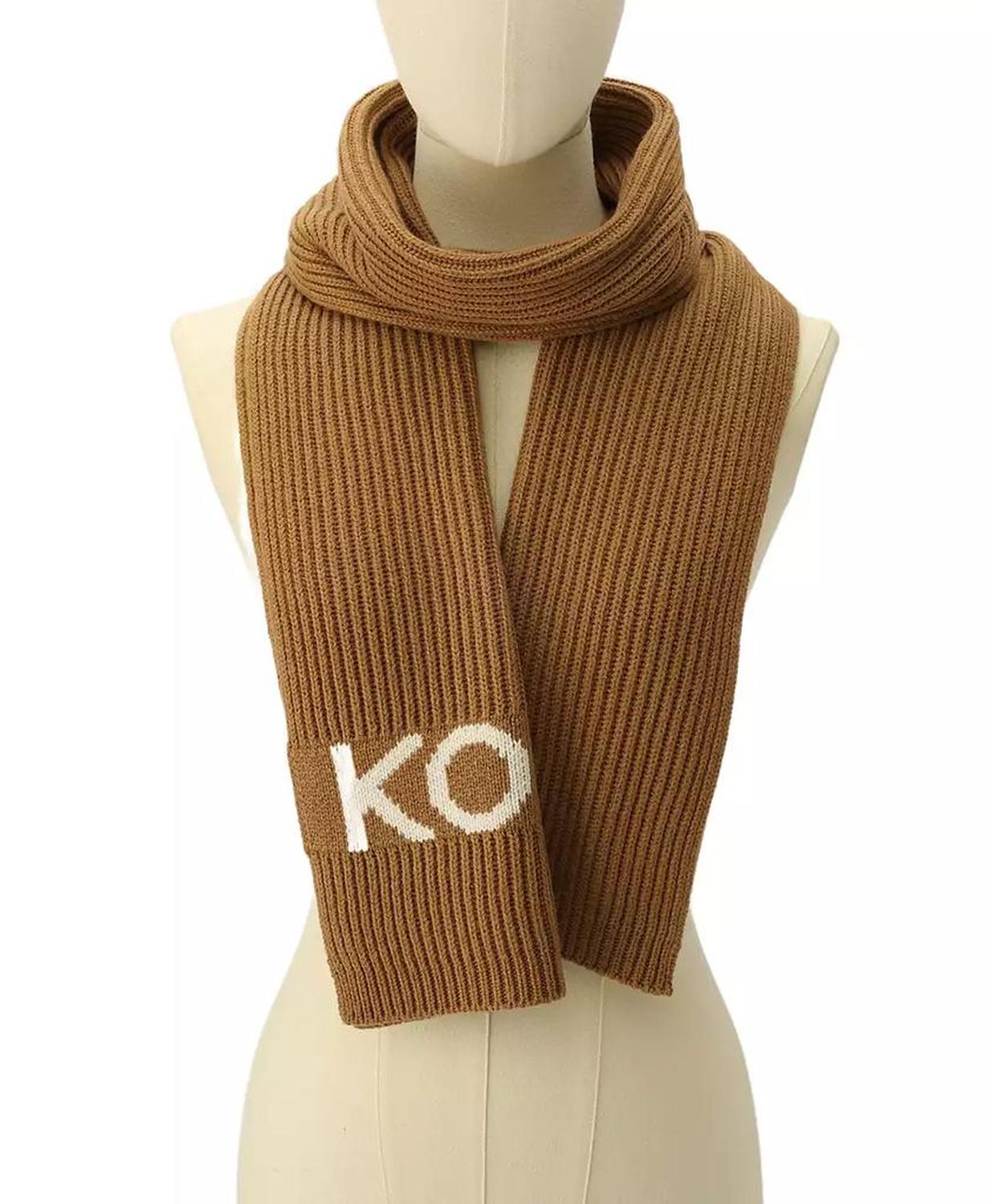 KORS Fisherman's Rib Beanie and Scarf Set