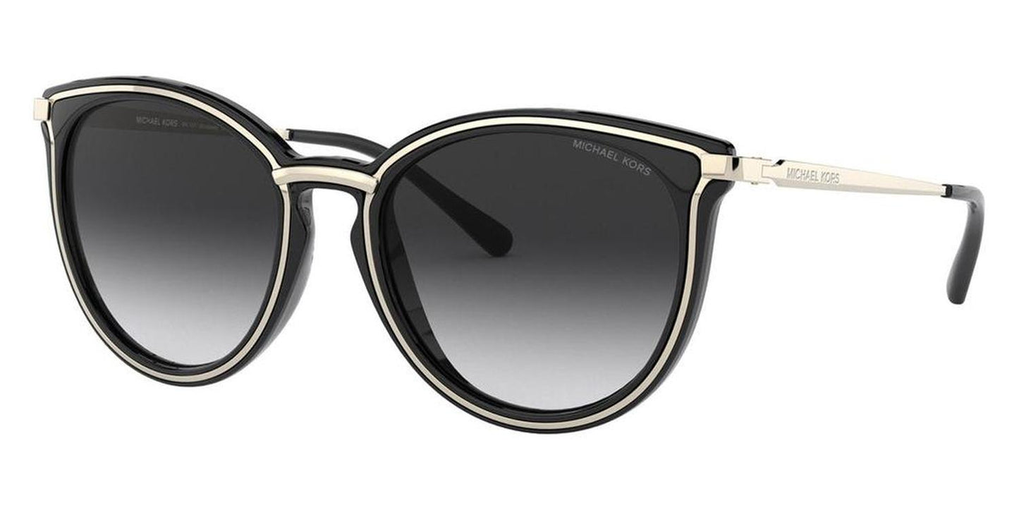 Michael Kors Women's 54mm Light Gold Black Sunglasses