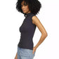 Women's Funnel-Neck Sleeveless Top