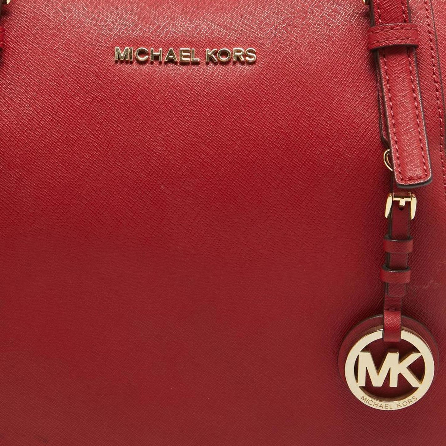 Michael Michael Kors Saffiano Leather Jet Set Top Zip Tote