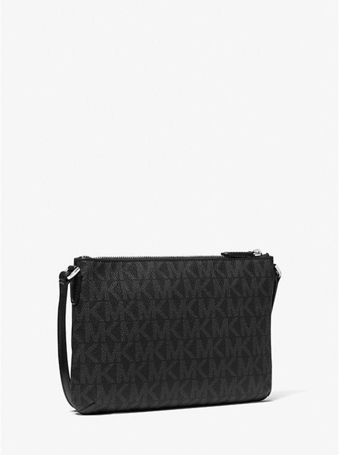 Jet Set Large Signature Logo Crossbody Bag