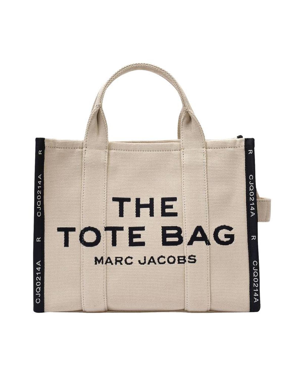 The Medium Tote Bag Jacquard - Marc Jacobs -  Warm Sand - Cotton