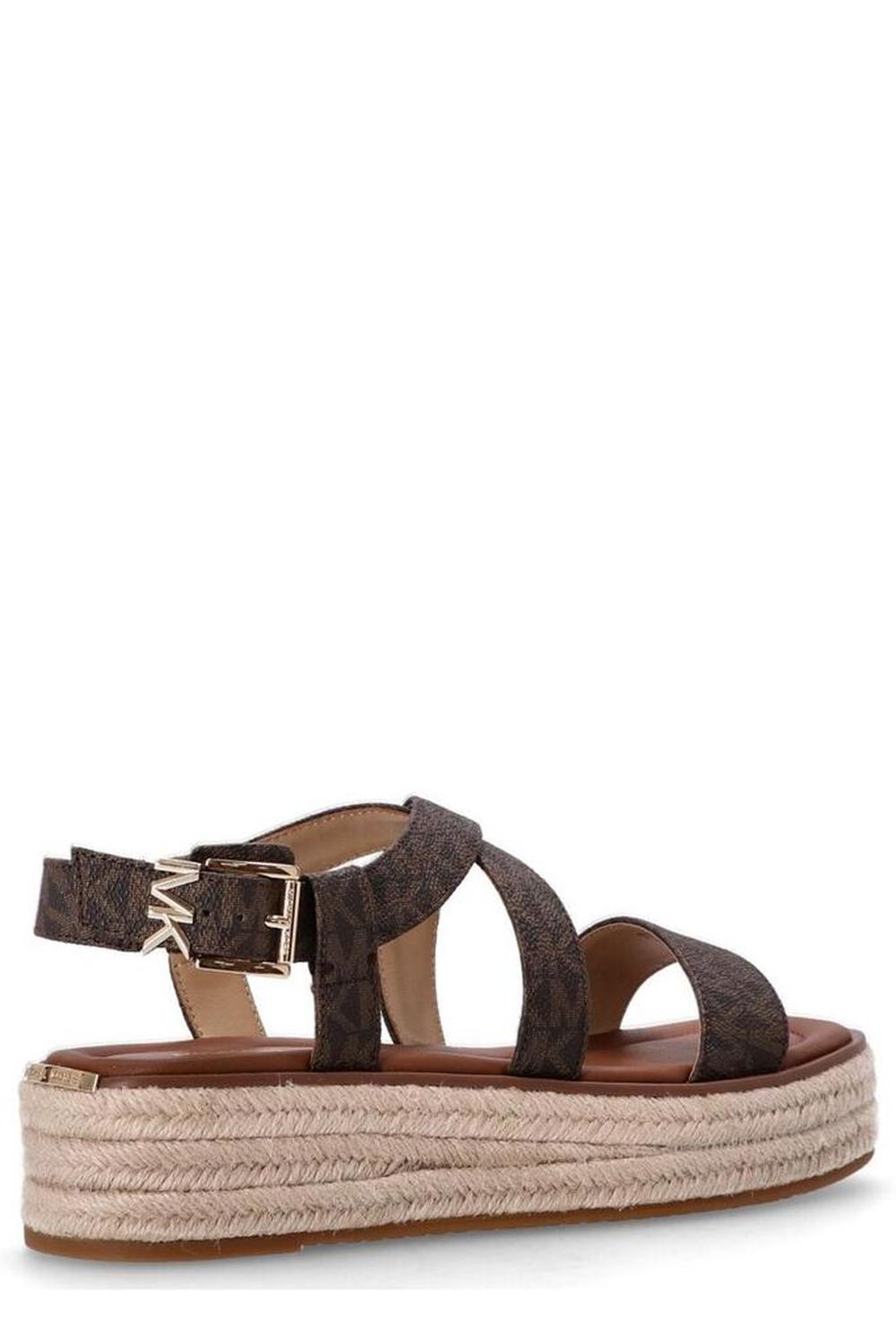 Michael Michael Kors Lynn Signature Logo Platform Espadrille Sandals