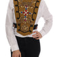 Dolce & Gabbana Runway Embellished Crystal Cross Vest