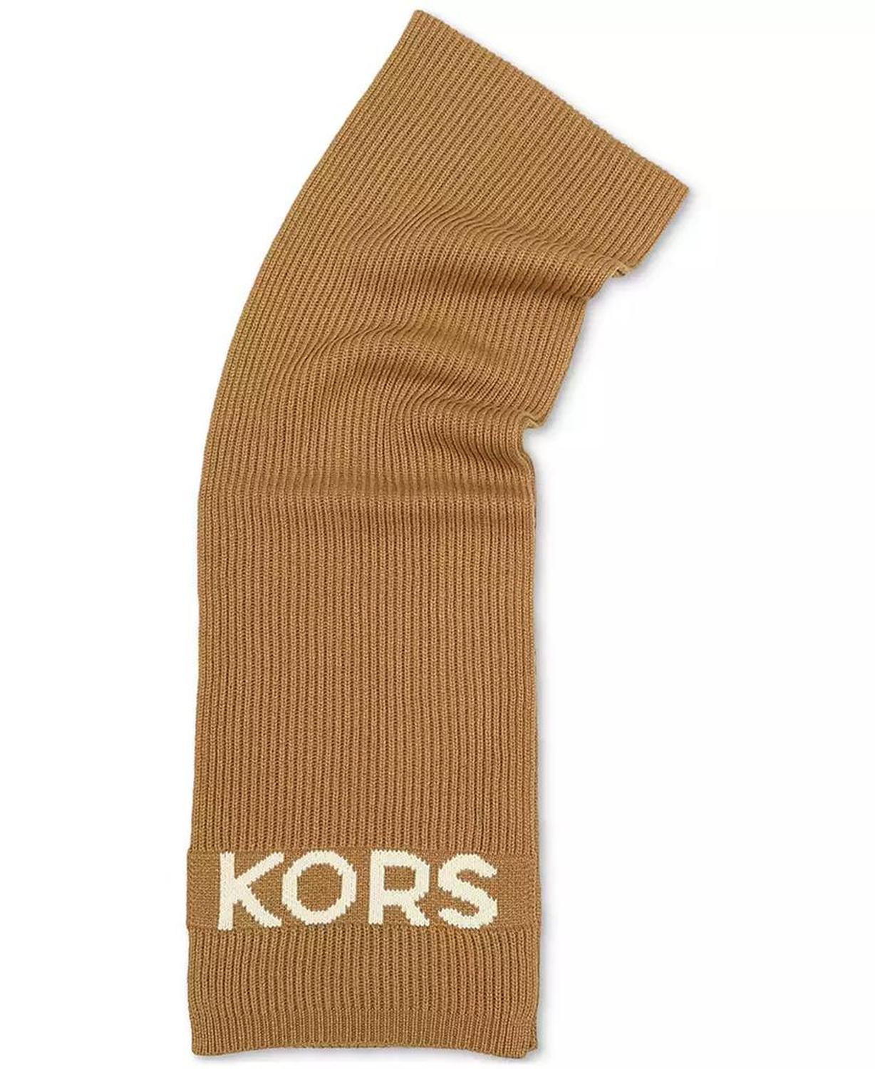 KORS Fisherman's Rib Beanie and Scarf Set