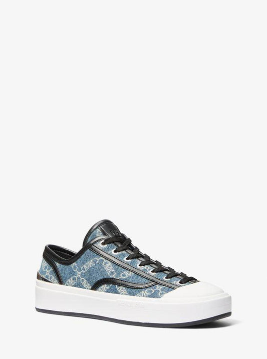 Jude Empire Diamond Jacquard Denim Sneaker