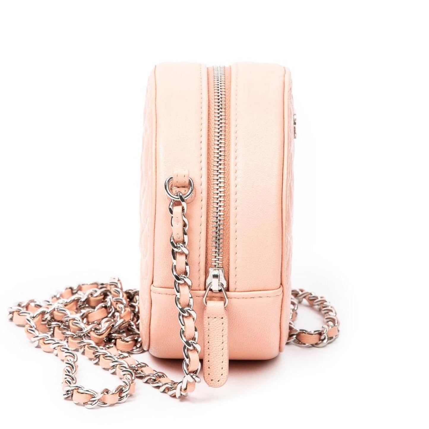 Mini Round Camellia Chain Crossbody