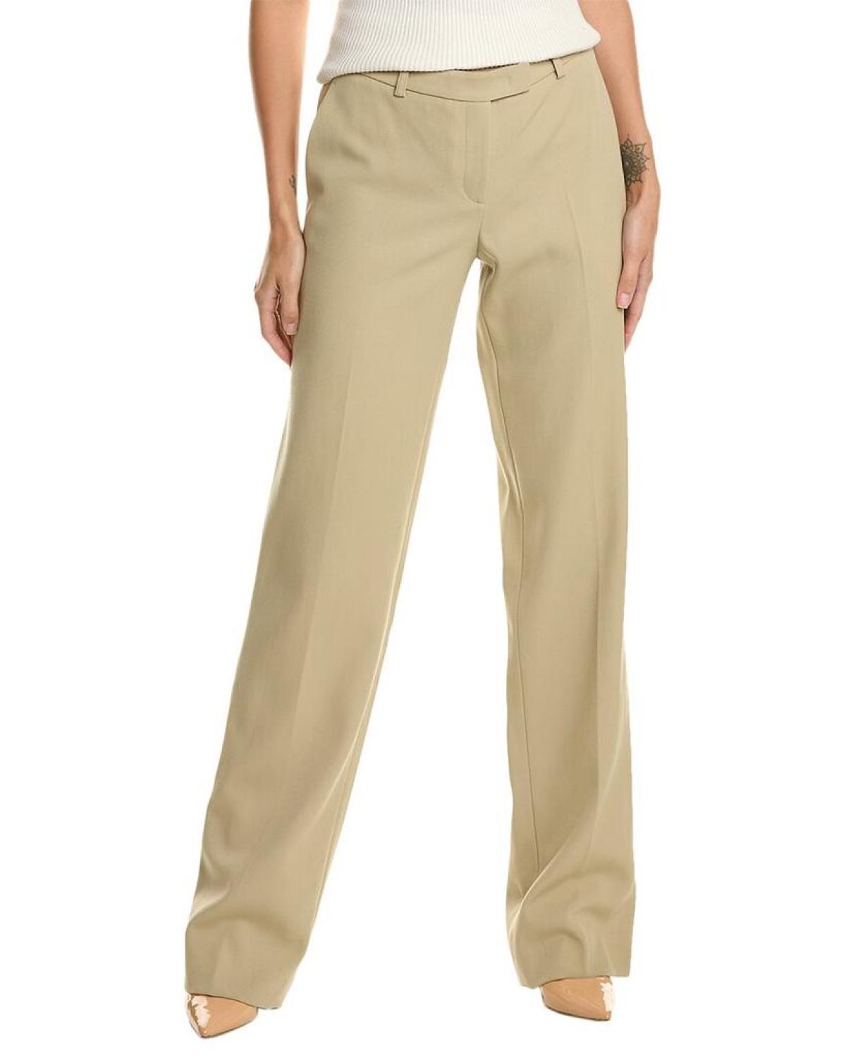 Michael Kors Collection Carolyn Gabardine Wool Trouser