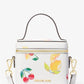 Sandrine Small Sequined Fruit Print Crossbody Bag