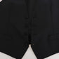 Dolce & Gabbana Elegant Slim Fit Formal Vest in Black