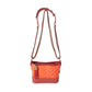 Chanel Orange & Red Aged Calfskin Chevron Quilted Small Gabrielle Hobo