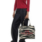 Zebra-Print Canvas Large Tote Bag