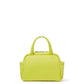 Puffed Smooth Leather Satchel