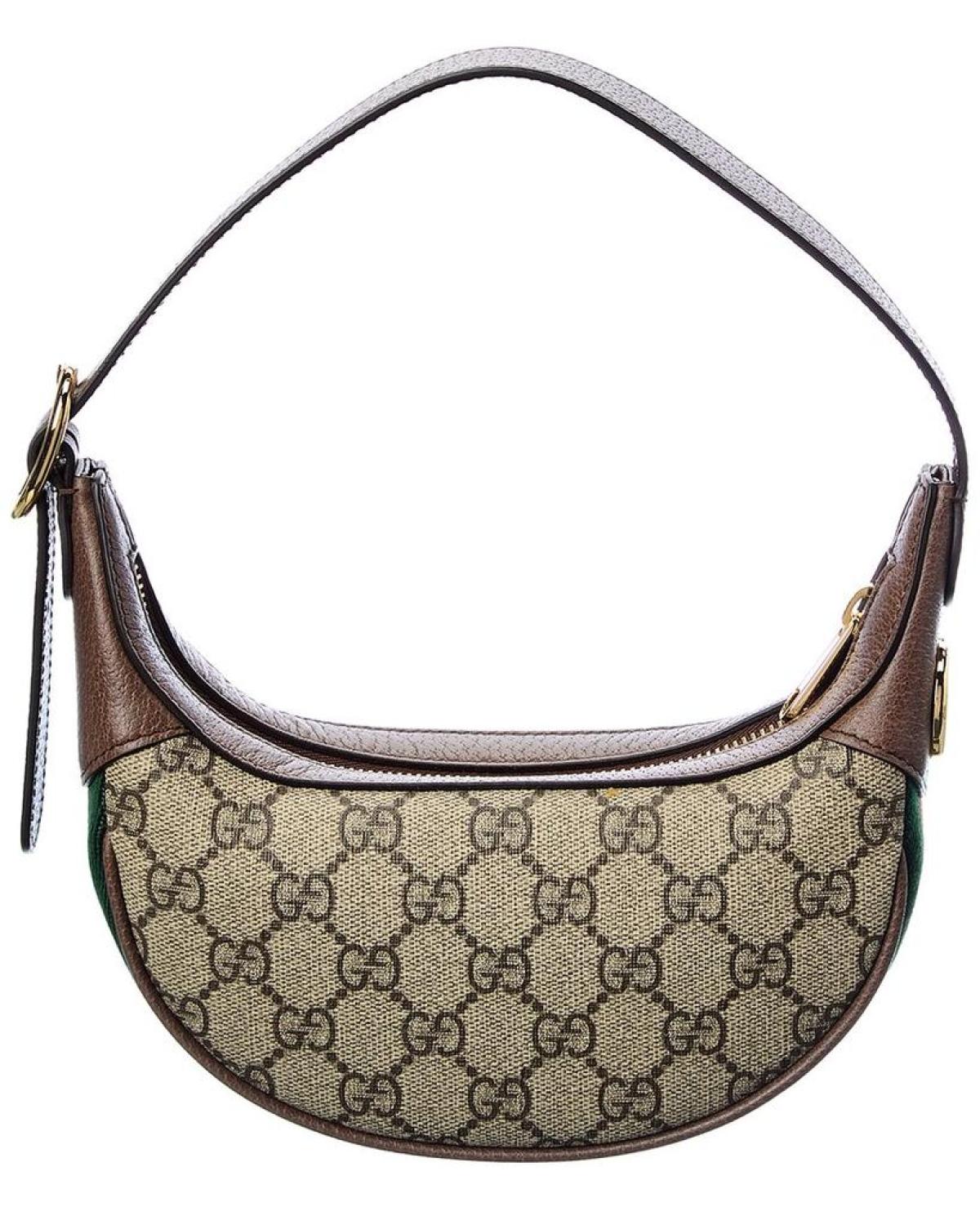 Gucci Ophidia Mini GG Supreme Canvas & Leather Shoulder Bag