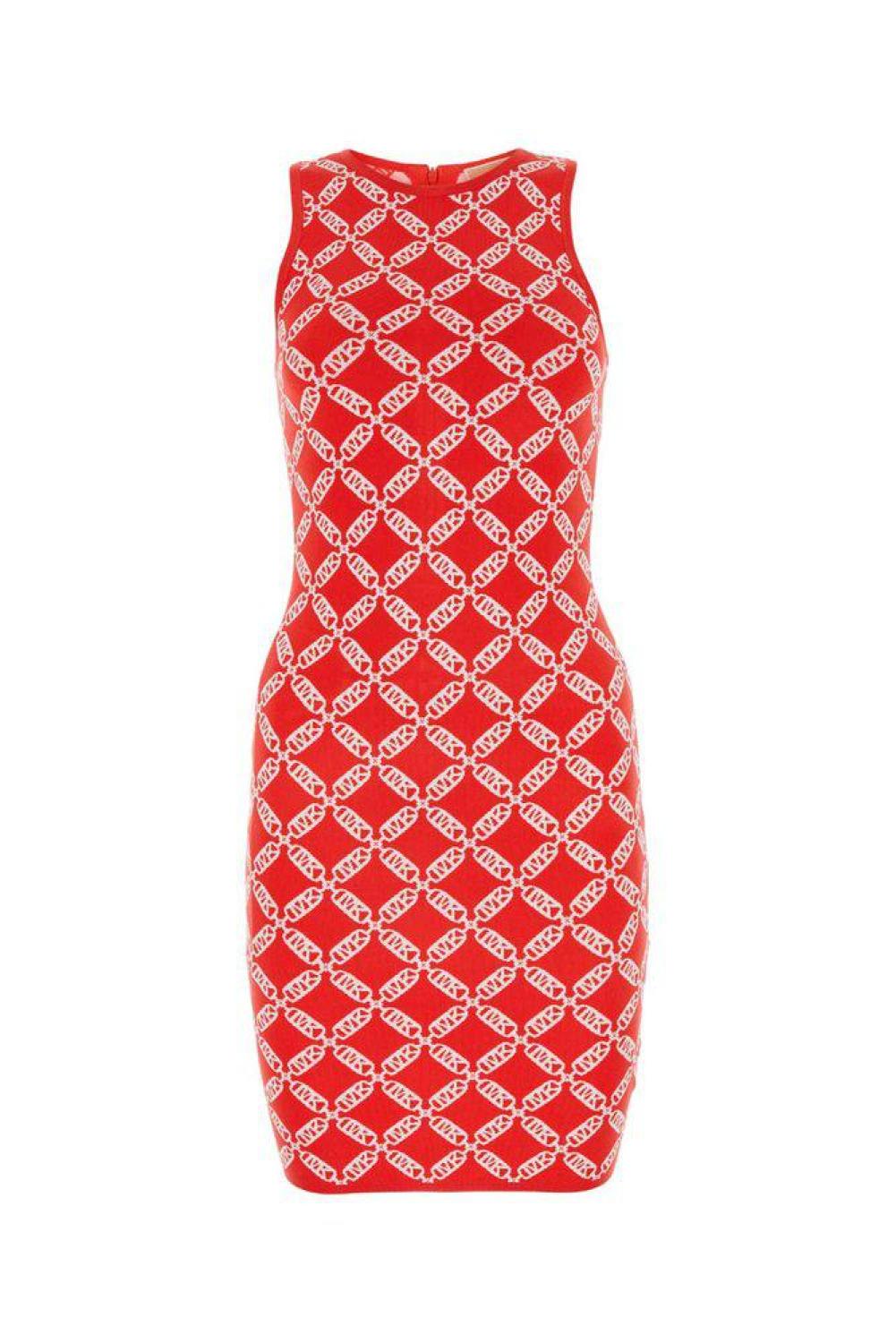 Michael Michael Kors Monogram Jacquard Mini Dress