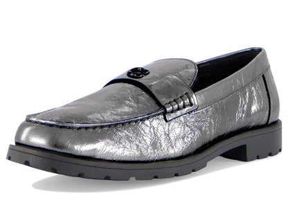 Jocelyn Crinkle Metallic Loafer