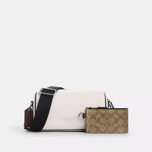 Coach Outlet Axel Crossbody Bag In Colorblock Signature Canvas