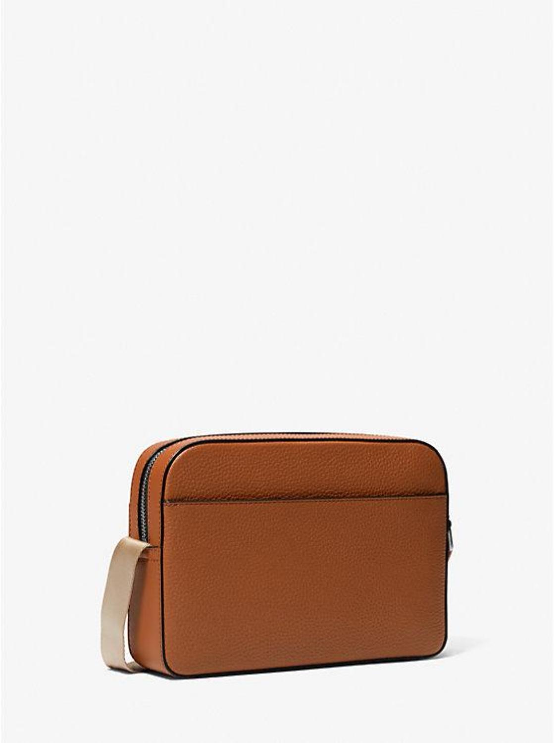 Hudson Pebbled Leather Utility Crossbody Bag