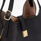 Deco Pebbled Leather Tote Bag