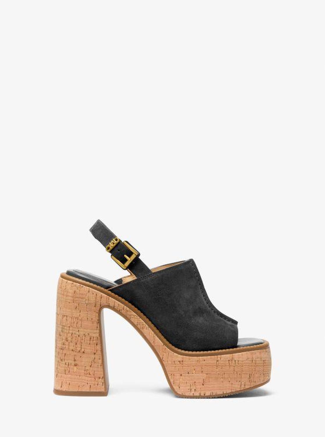 Leia Suede Platform Sandal