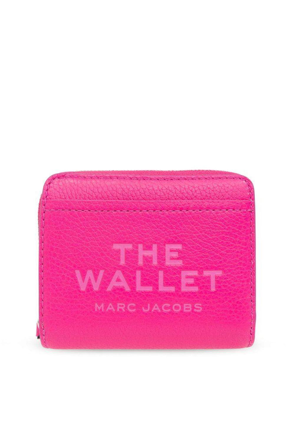 Marc Jacobs Logo Printed Zipped Mini Compact Wallet