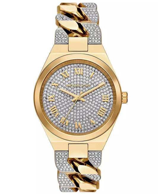 Women's Lennox Three-Hand Gold-Tone Stainless Steel Watch 37mm