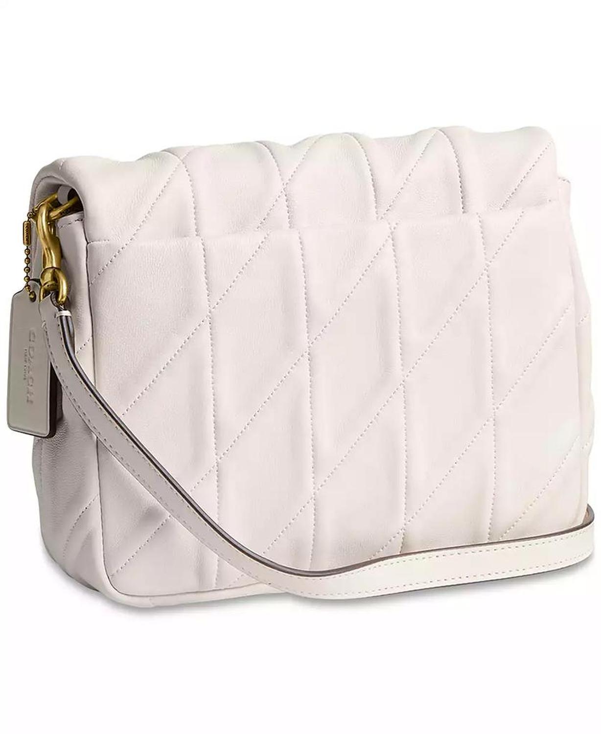 Quilted Washed Leather Times Square Mini Tabby Shoulder Bag