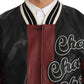 Dolce & Gabbana Exquisite Sheepskin Leather Bomber Jacket