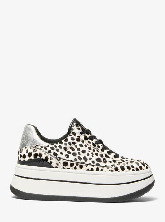 Hayes Cheetah Print Calf Hair Platform Sneaker