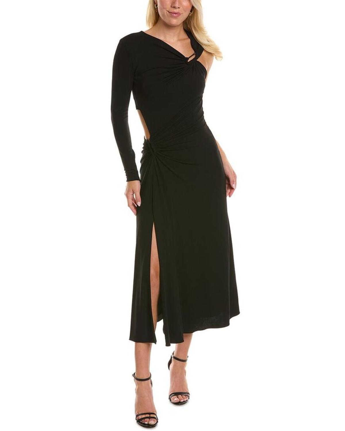 Michael Kors Collection Asymmetrical Midi Dress