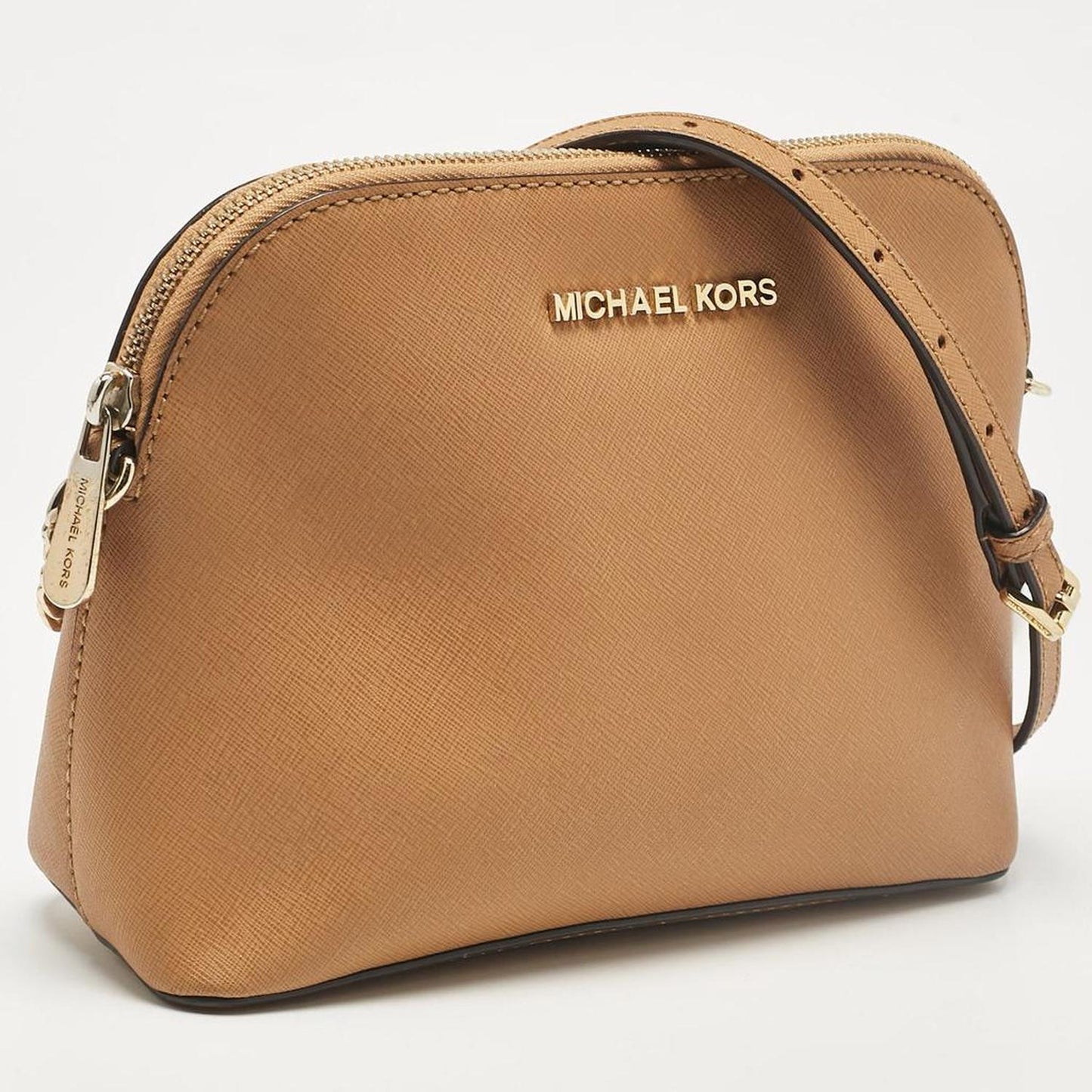 Michael Kors Tan Leather Cindy Crossbody Bag