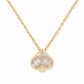 Gold-Tone Cubic Zirconia Spade Mini Pendant Necklace, 16"+ 3" extender