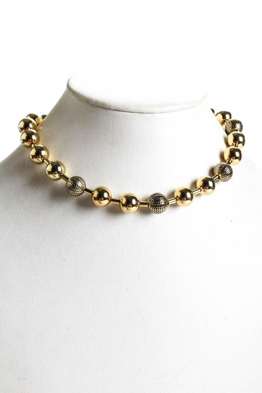 Marc Jacobs Gold Necklace from eBay Endless Runway  16"