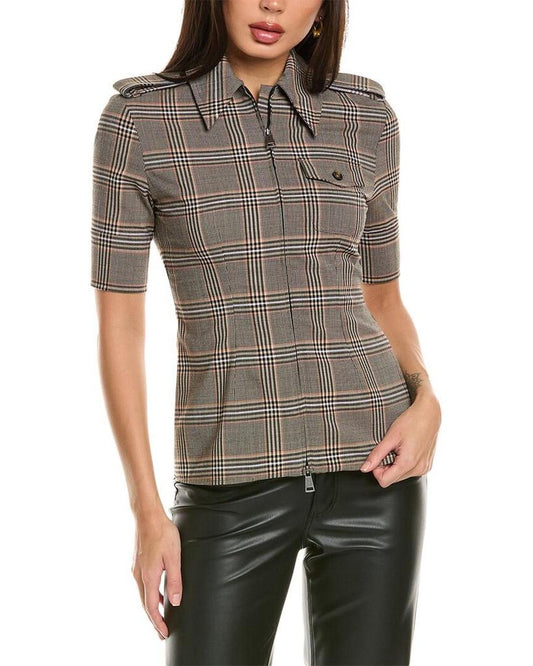 Sportmax Pirania Wool-Blend Shirt