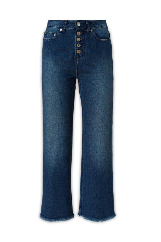 Michael Michael Kors Selma High-Waist Flared Jeans